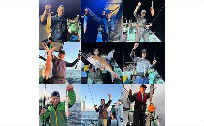 連日イカ100尾前後と釣果安定！入門にも絶好のタイミングか【夜焚きイカ釣果速報20選・福岡】