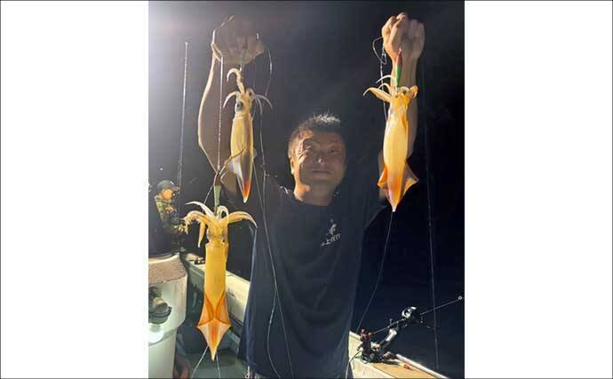 連日イカ100尾前後と釣果安定！入門にも絶好のタイミングか【夜焚きイカ釣果速報20選・福岡】