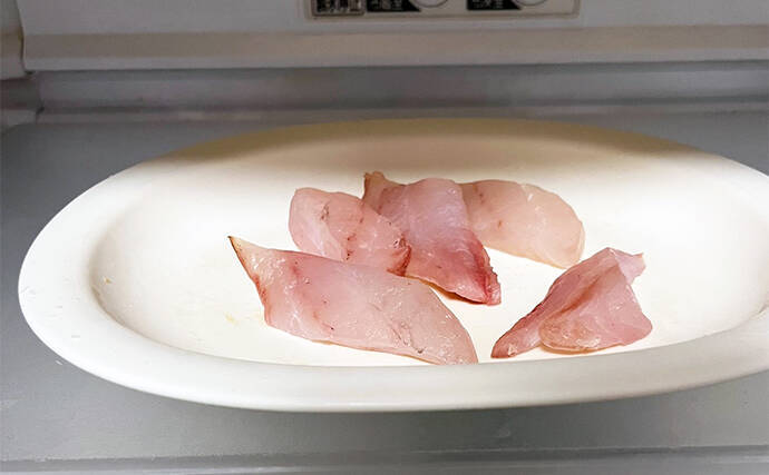 釣魚で作る「日本の朝ごはん」レシピ：大グロ（メジナ）の一夜干し　皮は剥いでから干そう