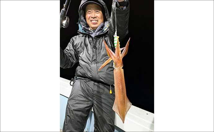夜焚きイカのシーズン開幕！ 良型交え釣る人80尾【夜焚きイカ釣果速報6選・福岡】