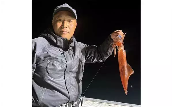 「夜焚きイカのシーズン開幕！ 良型交え釣る人80尾【夜焚きイカ釣果速報6選・福岡】」の画像