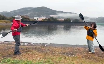 「カヤックフィッシング初体験に年齢は関係なし！」タイラバでオオモンハタを手中