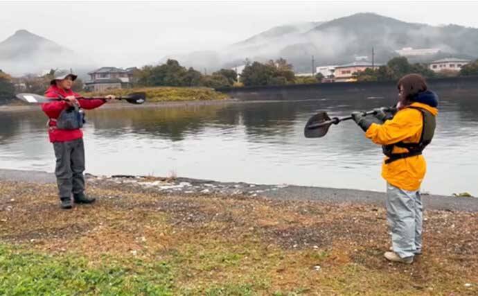 「カヤックフィッシング初体験に年齢は関係なし！」タイラバでオオモンハタを手中