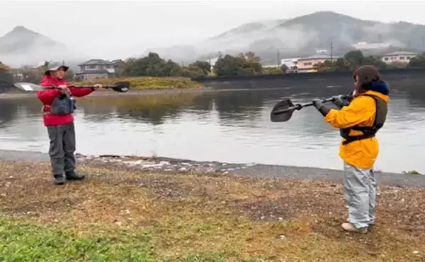 「「カヤックフィッシング初体験に年齢は関係なし！」タイラバでオオモンハタを手中」の画像