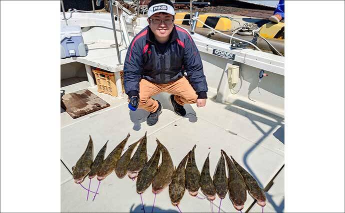 船マゴチ釣りで60cm筆頭に本命乱舞！エサよりルアーに好反応【第八新西丸・山口】