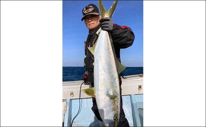 落とし込み釣りで良型青物にマダイ【山口】 釣れない時間のジギングでもヒット
