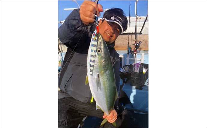 落とし込み釣りで良型青物にマダイ【山口】 釣れない時間のジギングでもヒット