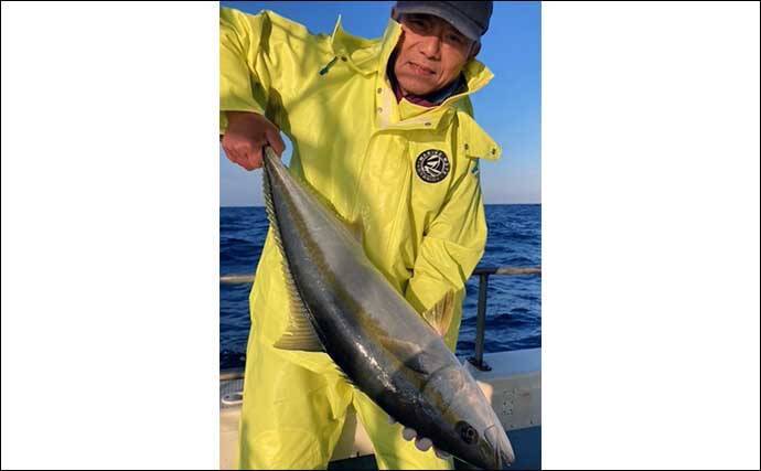 落とし込み釣りで良型青物にマダイ【山口】 釣れない時間のジギングでもヒット