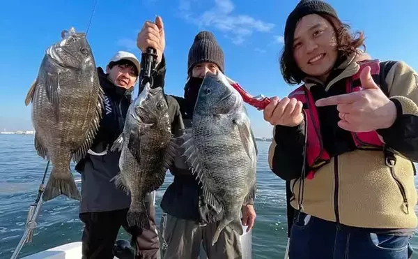 「【沖釣り釣果速報】チヌジギで良型チヌが続々！平均サイズは45cm（愛知）」の画像