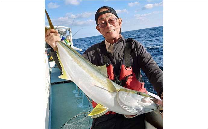 【沖釣り釣果速報】芦屋沖の落とし込み釣りで100cmヒラマサ浮上！船中青物57匹の爆発劇（福岡）