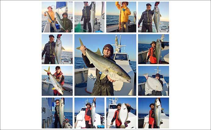 【沖釣り釣果速報】芦屋沖の落とし込み釣りで100cmヒラマサ浮上！船中青物57匹の爆発劇（福岡）