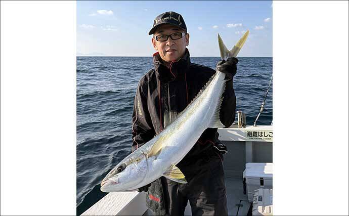 【沖釣り釣果速報】芦屋沖の落とし込み釣りで100cmヒラマサ浮上！船中青物57匹の爆発劇（福岡）
