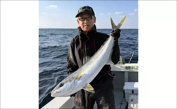 「【沖釣り釣果速報】芦屋沖の落とし込み釣りで100cmヒラマサ浮上！船中青物57匹の爆発劇（福岡）」の画像