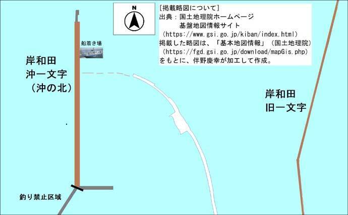 青物フィーバーの「岸和田一文字」で落とし込み釣り【大阪】午後の上り潮で44cmカンダイ浮上！