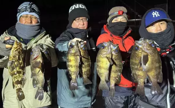 「【沖のルアー釣果速報】朝マゴチ便で本命＆寒ヒラメ連発！低水温でも好反応（愛知）」の画像