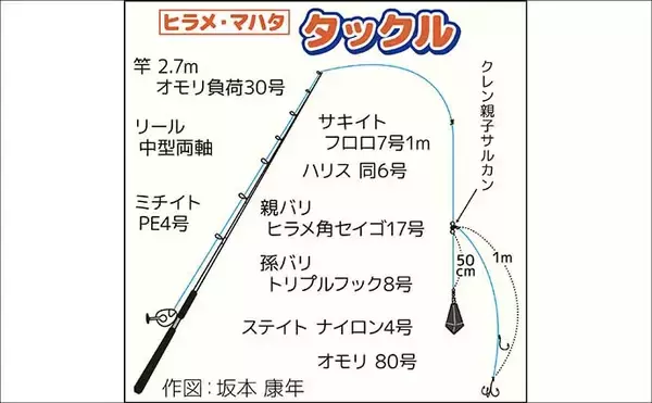 「「船宿レコード更新！」大原沖のイワシ泳がせ釣りで7kg大型マハタ堂々浮上【春栄丸・千葉】」の画像