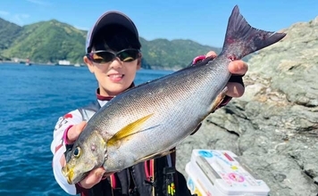 大分県鶴見の沖磯で良型イサキが連発！　40cm後半のクロ（グレ）も登場