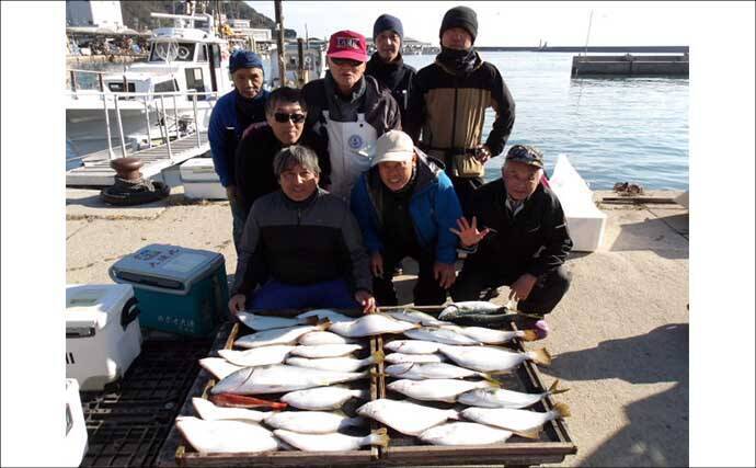 【沖釣り釣果速報】伊良湖沖の泳がせ釣りで57cm頭にヒラメ6匹手中！冬の高級魚が開幕好調（愛知）