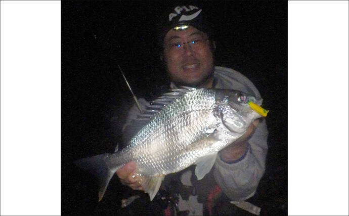浜名湖・陸っぱりルアー釣果情報　小型のプラグルアーにクロダイ・キビレが連続バイト！