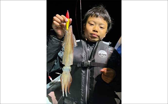 イカメタルで100尾超え！シーズン序盤から絶好調【夜焚きイカ釣果速報12選：福岡】