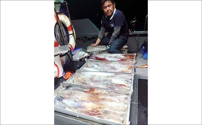 イカメタルで100尾超え！シーズン序盤から絶好調【夜焚きイカ釣果速報12選：福岡】