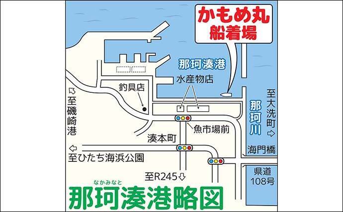 那珂湊沖のエギタコ釣りで2kg超えマダコ手中！【茨城】船中オデコなし＆ツ抜け達成者も