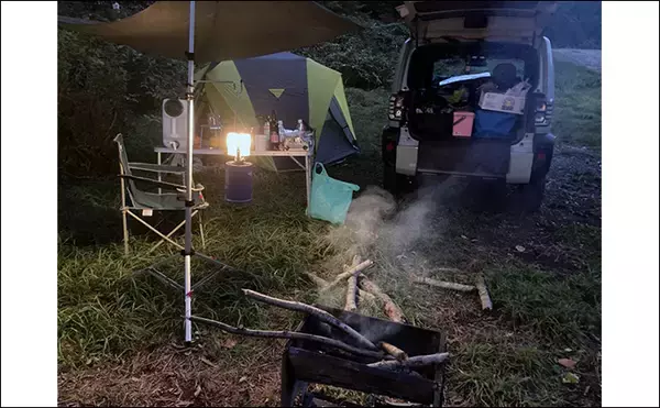 「渓流釣りのオフシーズンにオートソロキャンプへ　デジタルデトックスで整う休日を」の画像