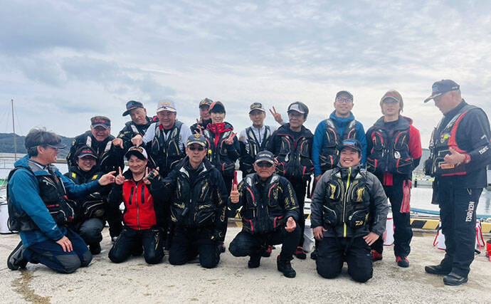 磯フカセ釣りで40cm超えグレ続々！【的山大島・長崎】好ゲストにイサキも登場
