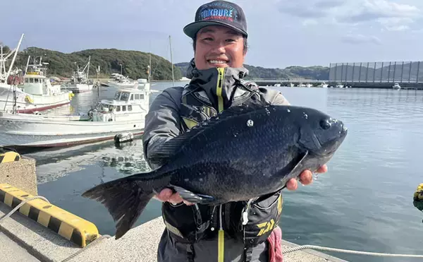 「磯フカセ釣りで40cm超えグレ続々！【的山大島・長崎】好ゲストにイサキも登場」の画像