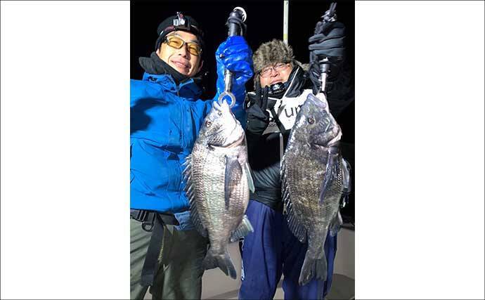 夜のボートジギングで50cm超え「年無し」チヌを全員安打と爆釣！【三重】SLJスタイルで挑戦