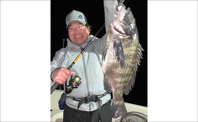 夜のボートジギングで50cm超え「年無し」チヌを全員安打と爆釣！【三重】SLJスタイルで挑戦