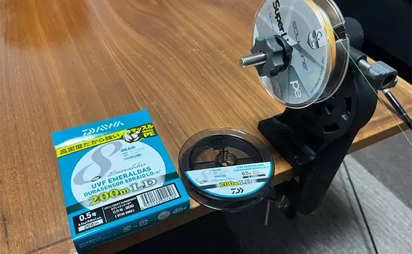 「メバリング本格シーズンに向けて準備をしよう　リールへのライン巻替作業を紹介」の画像