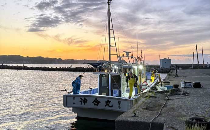 爆釣フィーバーの勝浦沖ヤリイカ釣りレポート【第二沖合丸】海の中はサバだらけ？