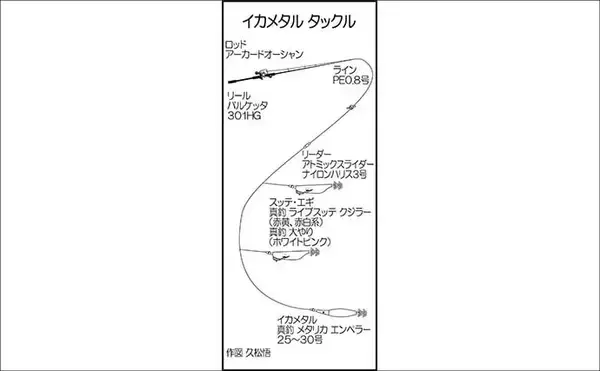 「夜のイカメタル釣行でササイカ（ヤリイカ）120尾と大爆釣！【山口・剛龍丸】」の画像