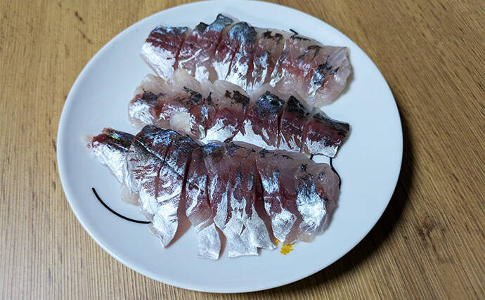 「ニューロッドでアジ連発！」 アジングで25cm筆頭に40匹超え【和歌山・中紀】