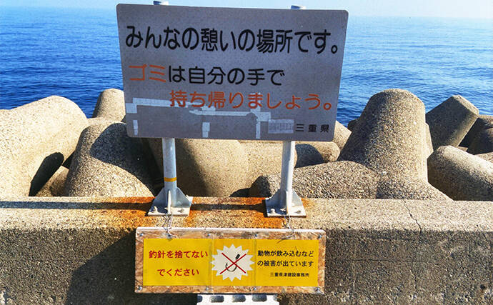 日中の穴釣りで18cm級カサゴ3匹キャッチ【三重】サバの切り身エサにヒット