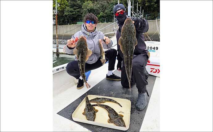 「50cm超えのマゴチが連発！」ボートマゴチゲームが好スタート【沖のルアー釣果速報7選・愛知】