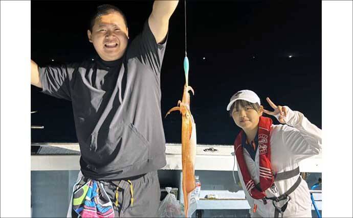 呼子沖の夜焚きイカ釣り好調でトップ50尾前後【船釣り釣果速報選・長崎／佐賀】