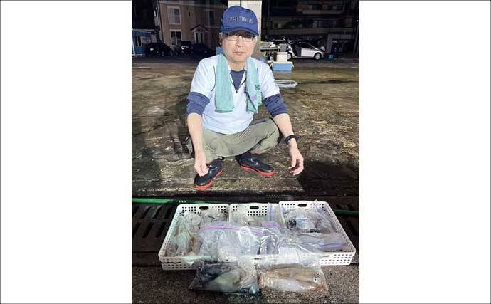 呼子沖の夜焚きイカ釣り好調でトップ50尾前後【船釣り釣果速報選・長崎／佐賀】