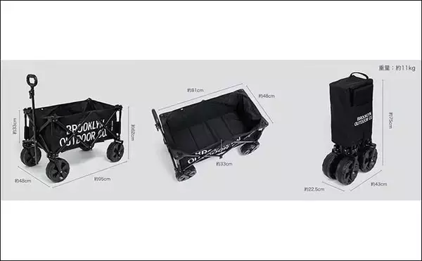 「女性や子供でも楽々引っ張れるキャリーカートが新登場　子供連れ堤防釣行で大活躍」の画像