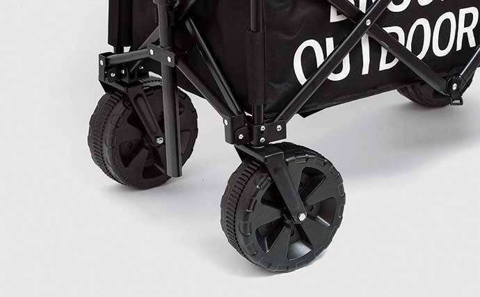 女性や子供でも楽々引っ張れるキャリーカートが新登場　子供連れ堤防釣行で大活躍