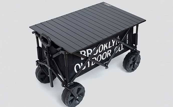 女性や子供でも楽々引っ張れるキャリーカートが新登場　子供連れ堤防釣行で大活躍