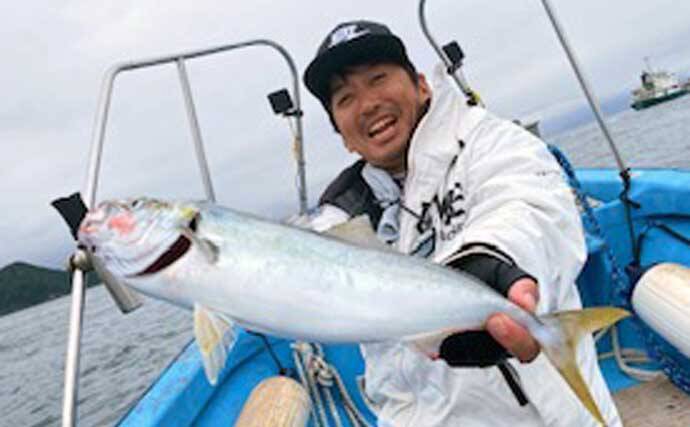 伊勢湾のボートジギングでまさかの53cmクエを手中！【愛知】ワラサ・タチウオ・マダイも次々ヒット