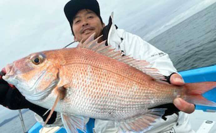 伊勢湾のボートジギングでまさかの53cmクエを手中！【愛知】ワラサ・タチウオ・マダイも次々ヒット