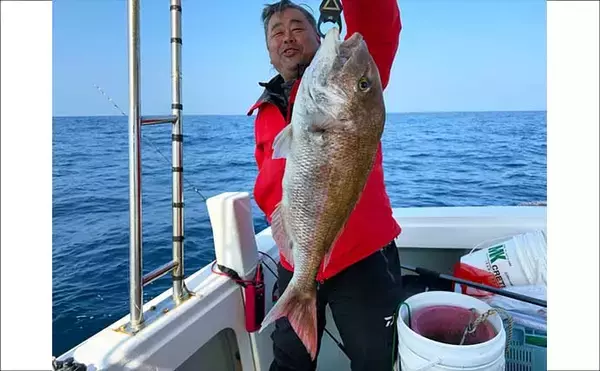 「【沖のルアー釣果速報】玄界灘のタイラバで3kg大ダイ浮上！アコウ＆アマダイ交じりの好展開（福岡）」の画像