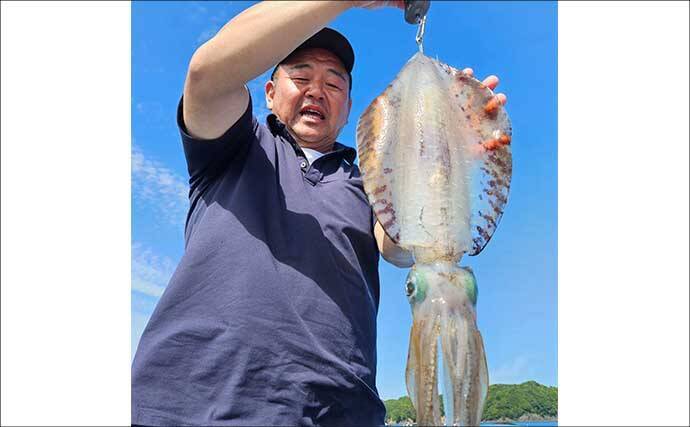 イカダでのヤエン釣りで春の大型アオリイカを狙う【三重】1kg超え本命と対面成功