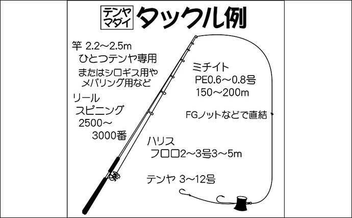 22年 テンヤマダイ釣り入門 タックル エサ付け 釣り方を解説 22年3月31日 エキサイトニュース