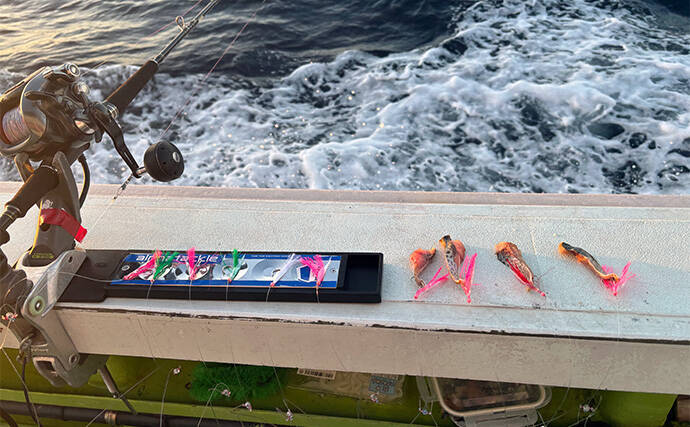 「フラッシャーサビキで赤いダイヤを狙う！」半夜キンメダイ釣りで2ケタ釣果達成【恵津丸】