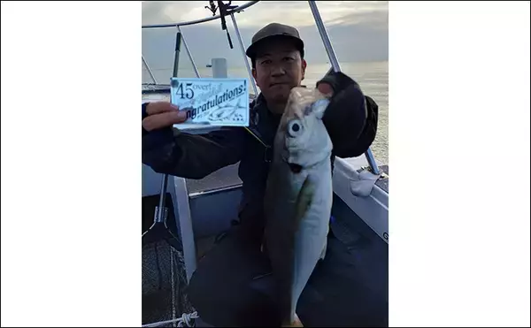 「53cmの超大型アジお目見え！【大阪】バチコンアジングで良型アジが続々登場」の画像