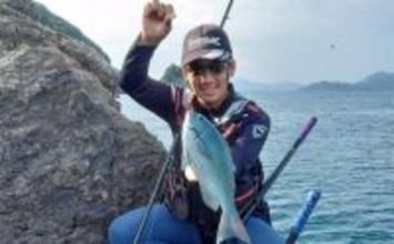 磯でのエギング＆フカセ釣りを堪能【大分・米水津】アオリにグレに大型カワハギでお土産十分